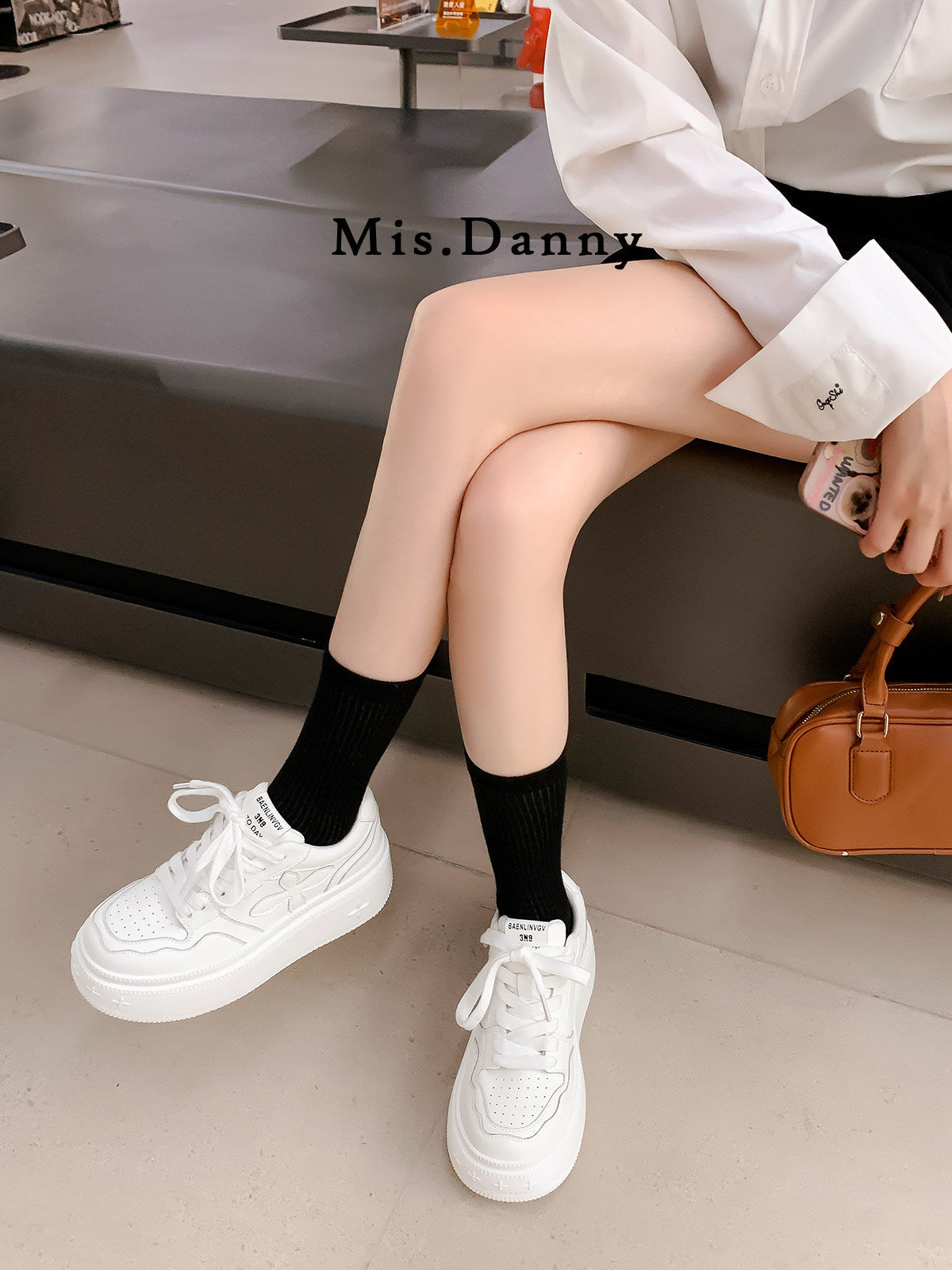 Chunky Sole Lace-Up Sneakers