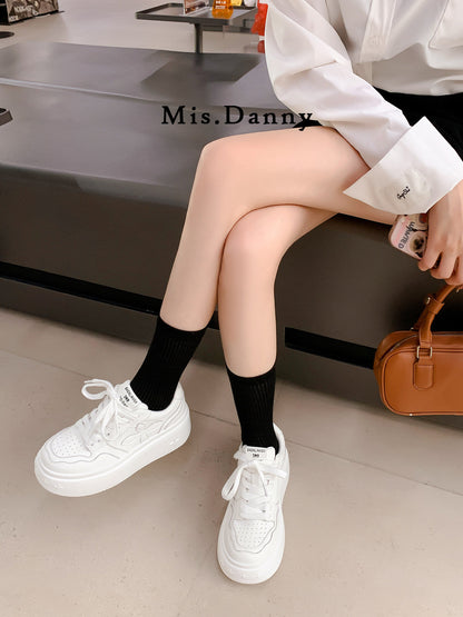 Chunky Sole Lace-Up Sneakers
