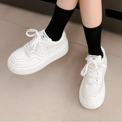 Chunky Sole Lace-Up Sneakers