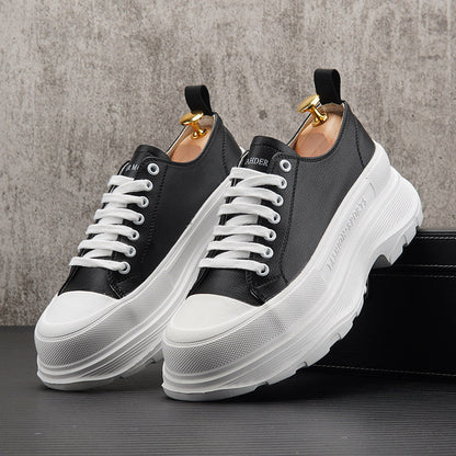 Lace Up Platform Thick Sole Sneakers