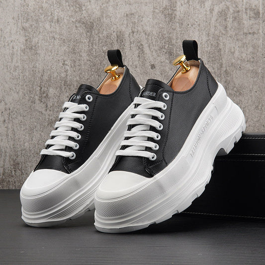Lace Up Platform Thick Sole Sneakers