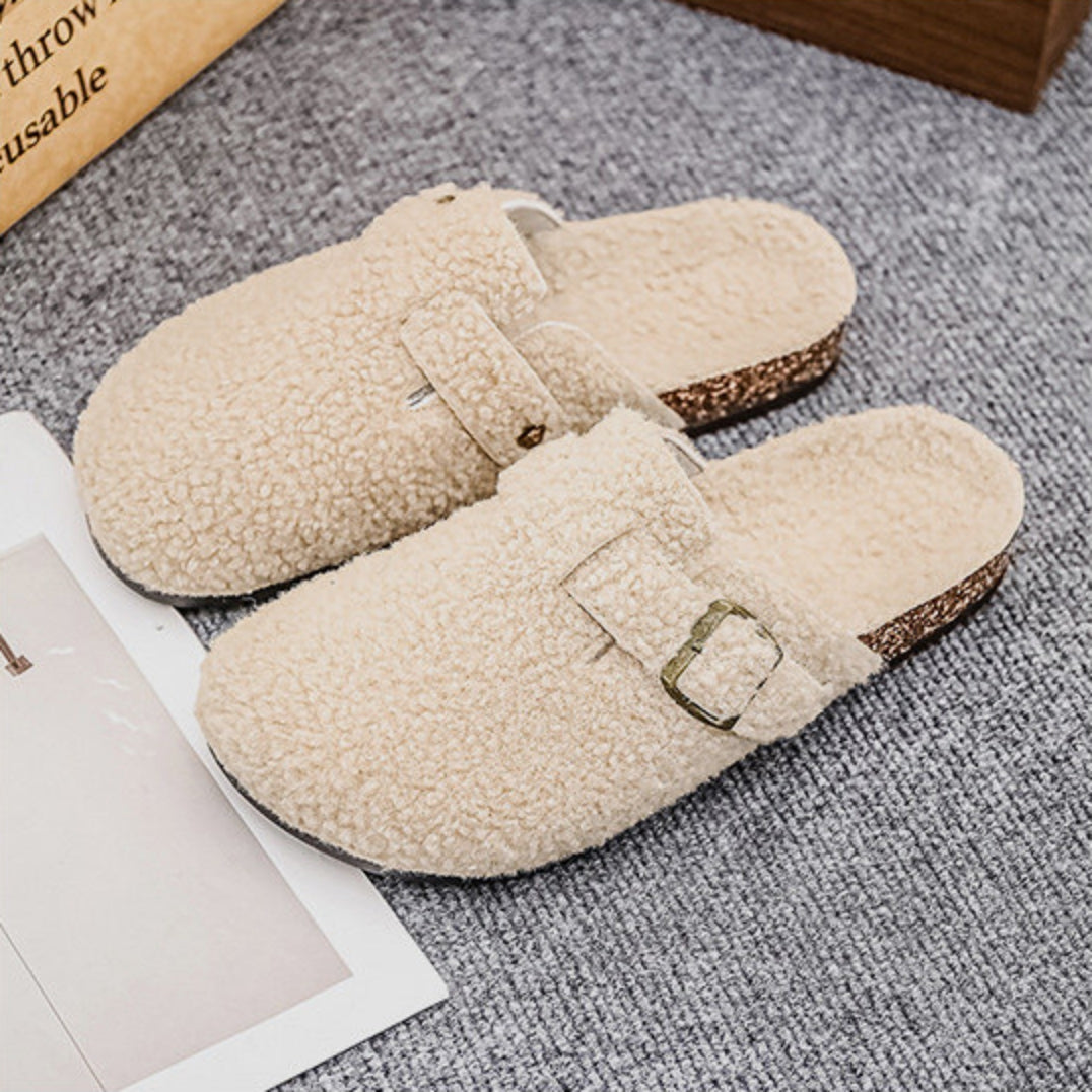 Thick Sole Cold-Protection Slip-On Shoes