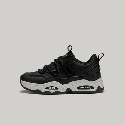 Color-Block Sport Lace-Up Sneakers