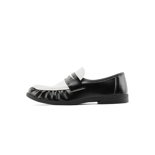 Ruffle Detail Strap Loafers