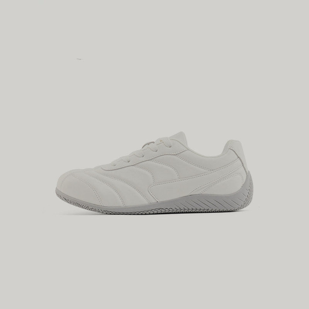 Panel Stitch Detail Lace-Up Sneakers