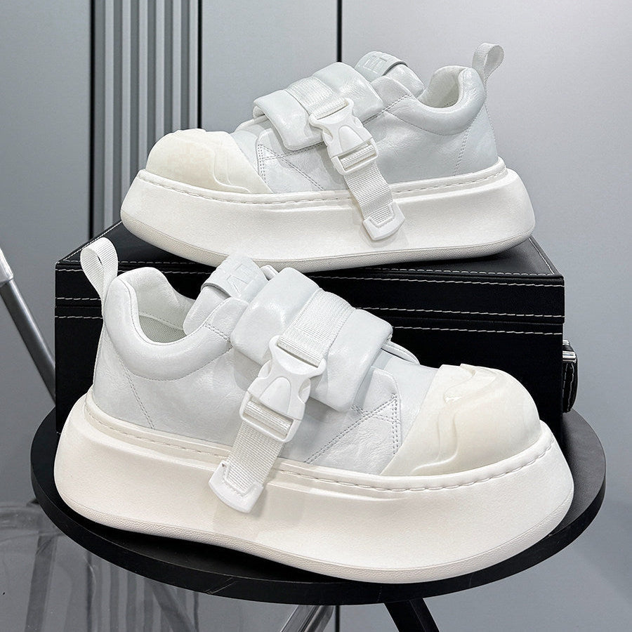 Strap Buckle Platform Thick Sole Sneakers