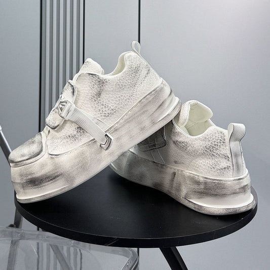 Platform Square Toe Buckle Strap Sneakers WN24833