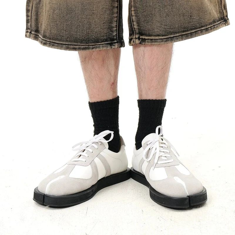 Leather Tabi Sneakers