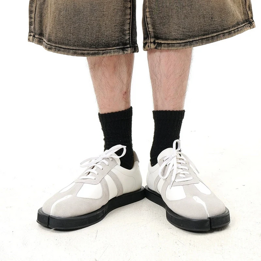 Leather Tabi Sneakers