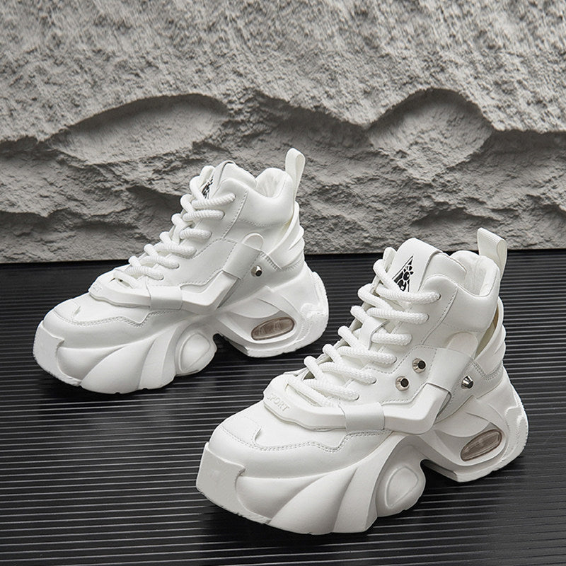 Strap Air Sole Platform Sneaker Boots