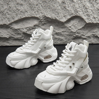 Strap Air Sole Platform Sneaker Boots