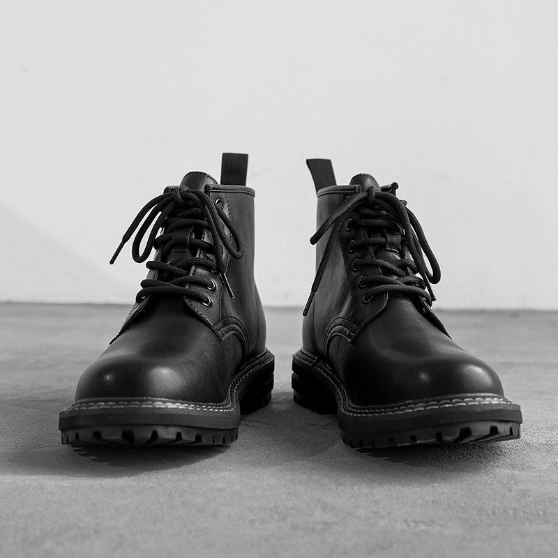 Lace-Up Ankle Boots