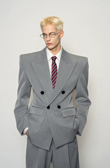 Premium Straight-Shoulder Suit