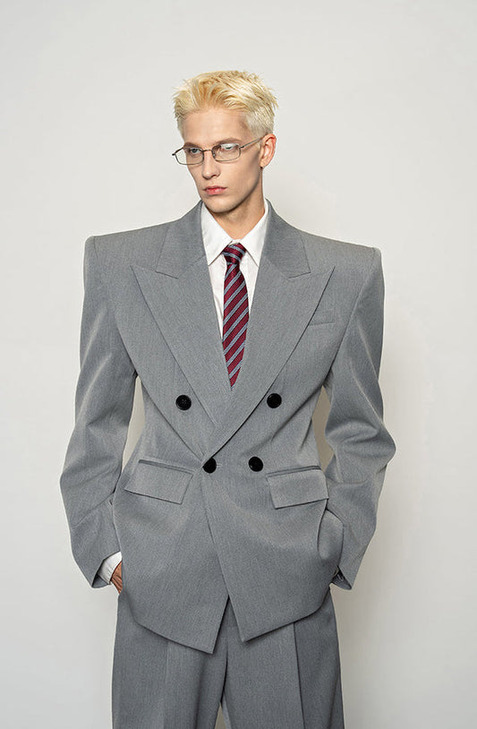 Premium Straight-Shoulder Suit