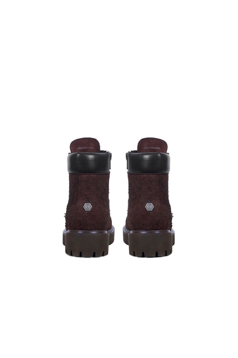 Destroyed Leather Work Boots