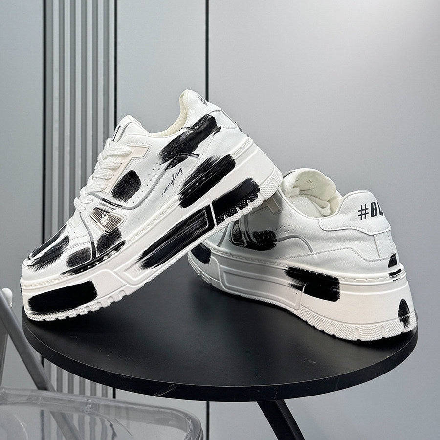 Chunky Platform Lace-Up Sneakers