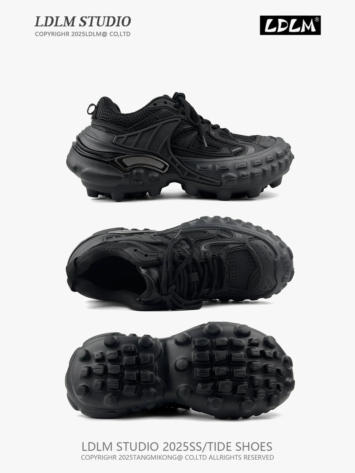Lightweight Mesh Splicing Thick Sole Sporty Sneakers