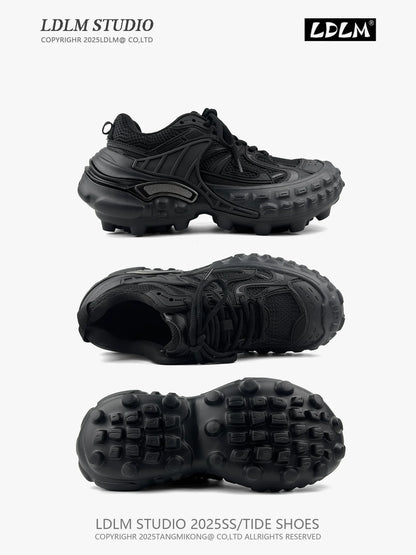Lightweight Mesh Splicing Thick Sole Sporty Sneakers