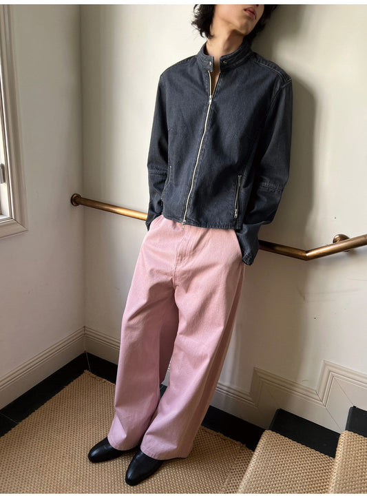 Glitter Wide-Leg Jeans