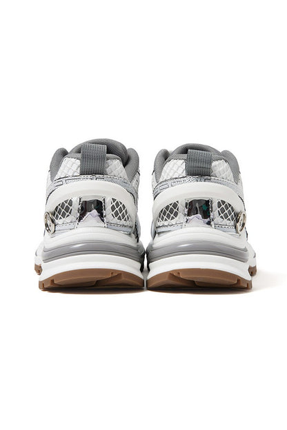 Retro Silver Dad Sneakers