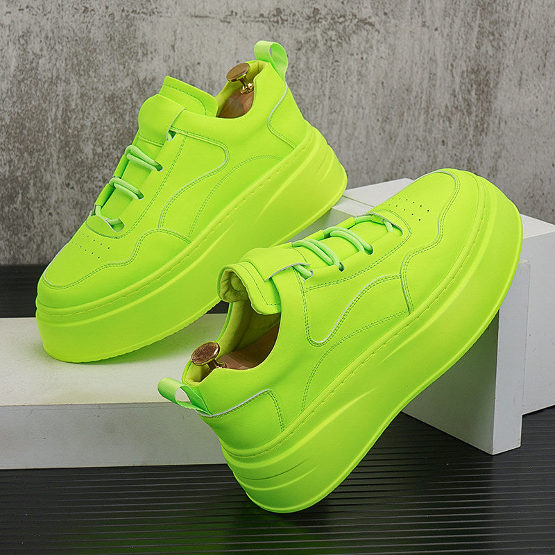 Platform Lace-Up Sneakers
