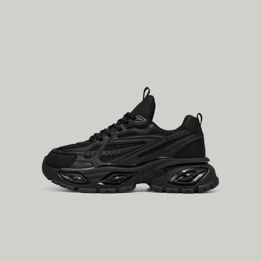 Air Cushion Chunky Sole Lace-Up Sneakers