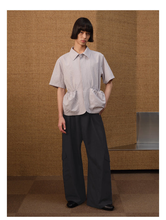 Side pocket casual pants