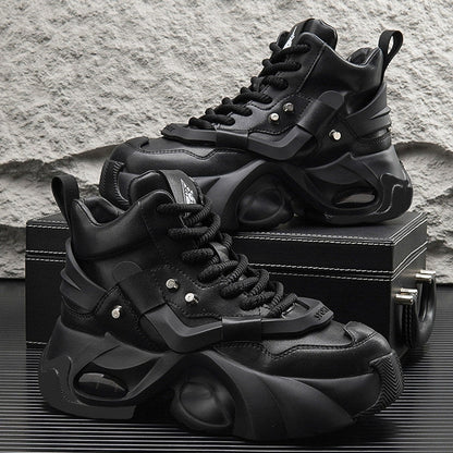 Strap Air Sole Platform Sneaker Boots