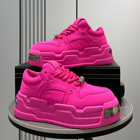 Vivid Platform Thick Sole Sneakers