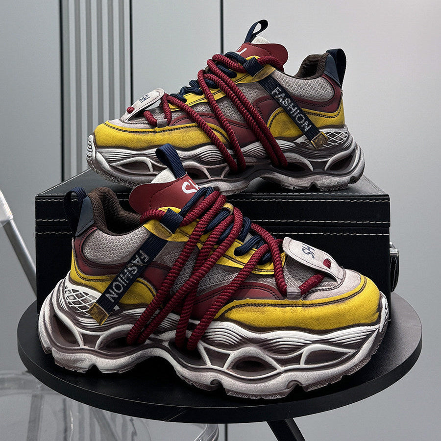 Rope Thick Sole Dad Sneakers