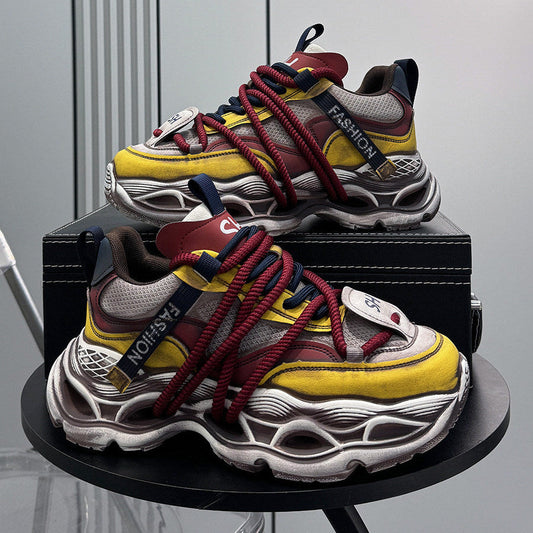 Rope Thick Sole Dad Sneakers