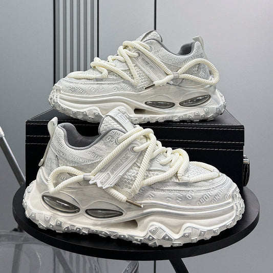 Thick-Sole Height-Increasing Dad Sneakers