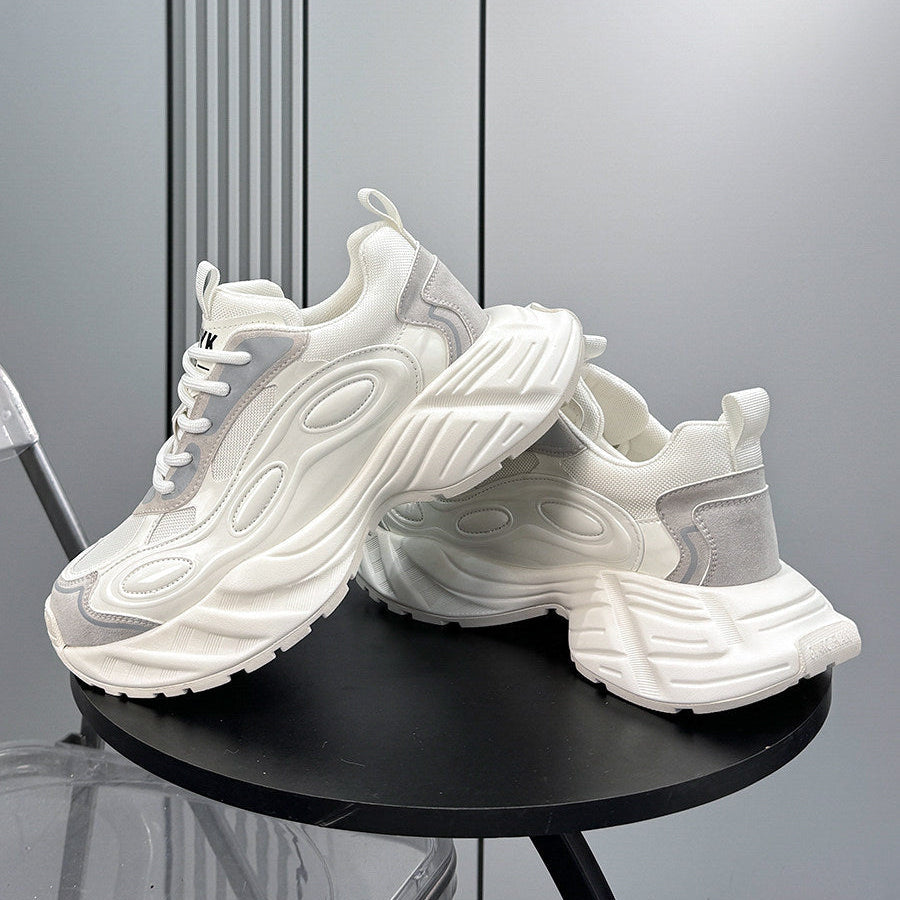 Metallic Panel Chunky Sole Sneakers