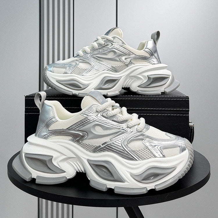 Breathable Platform Height-Increasing Dad Sneakers WN24734