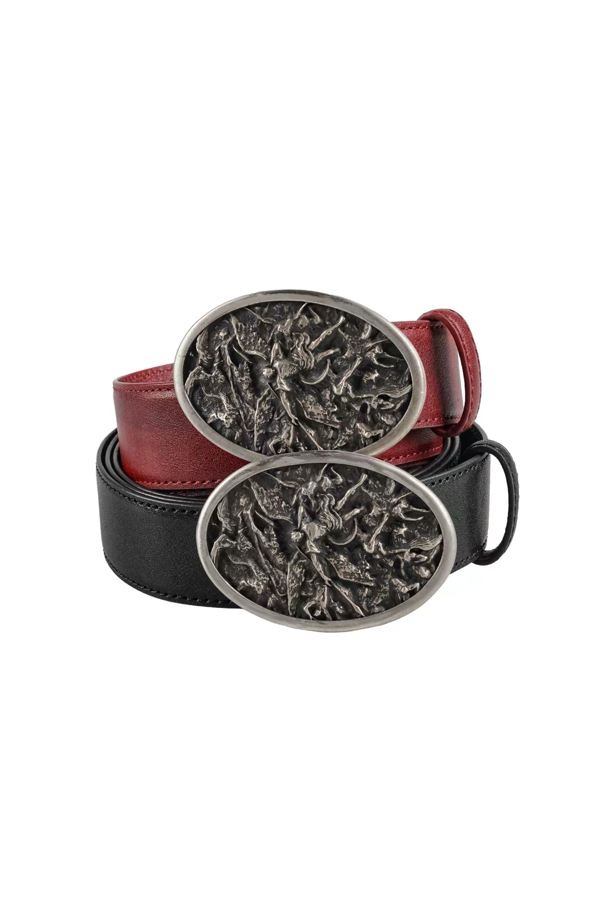 UNDERWATER Lucifer Buckle Calf Leather Belt