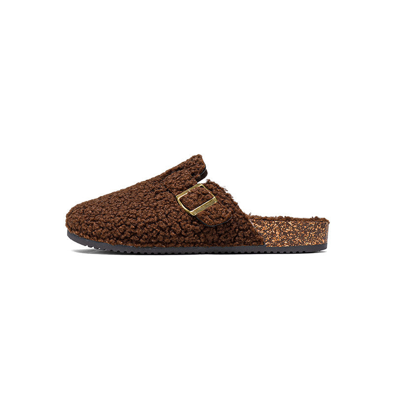 Thick Sole Cold-Protection Slip-On Shoes