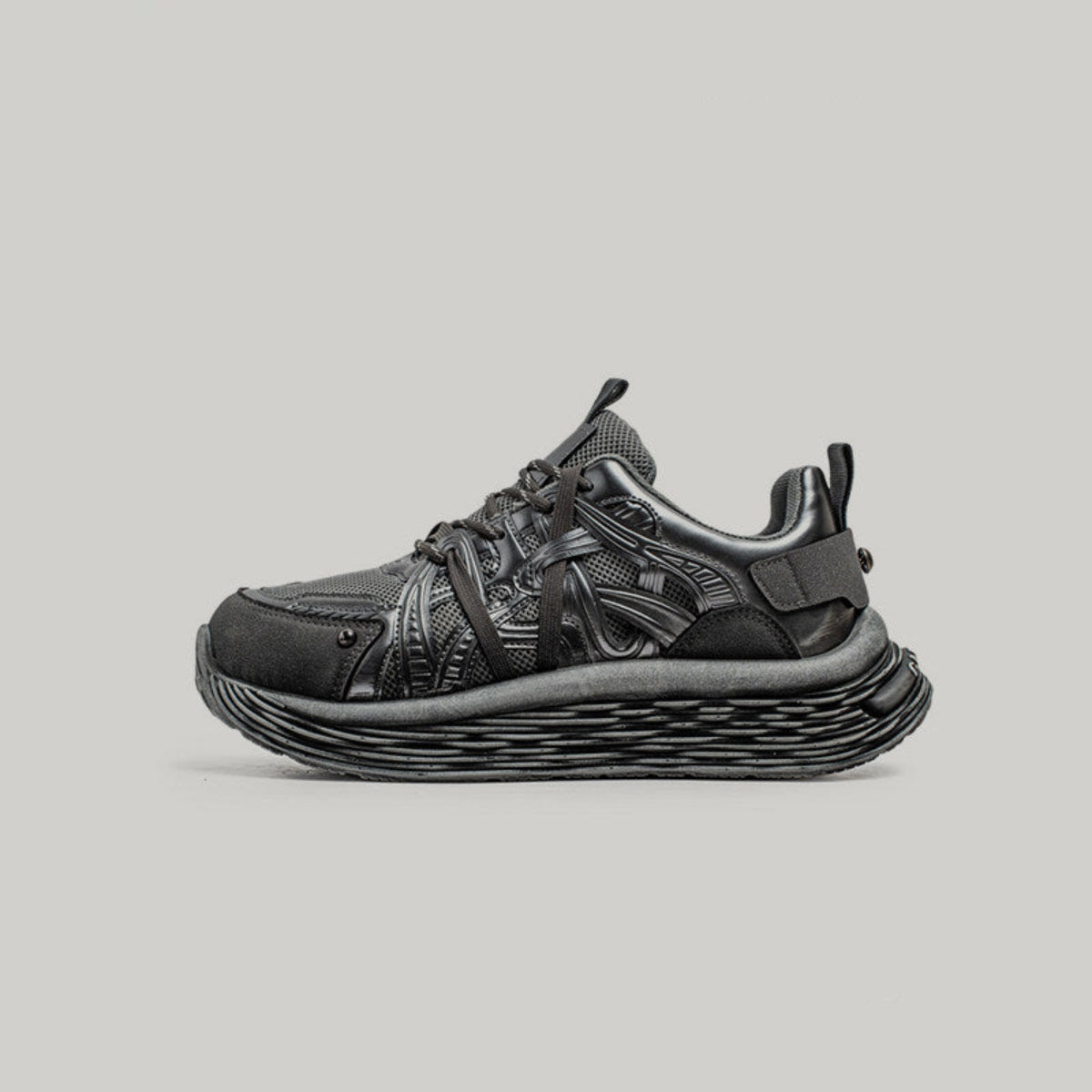 Breathable Platform Lace-Up Sneakers WN23502