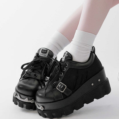 Punk Rivet Platform Shoes