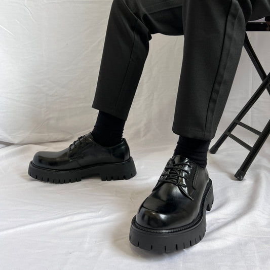 Chunky Platform Lace-Up Shoes