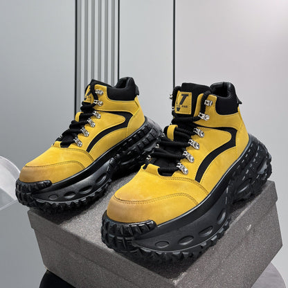 Chunky Platform Height Increase Boots