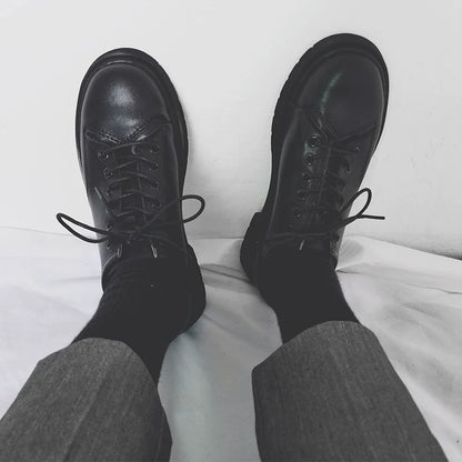 Round Toe Platform Design Shoes