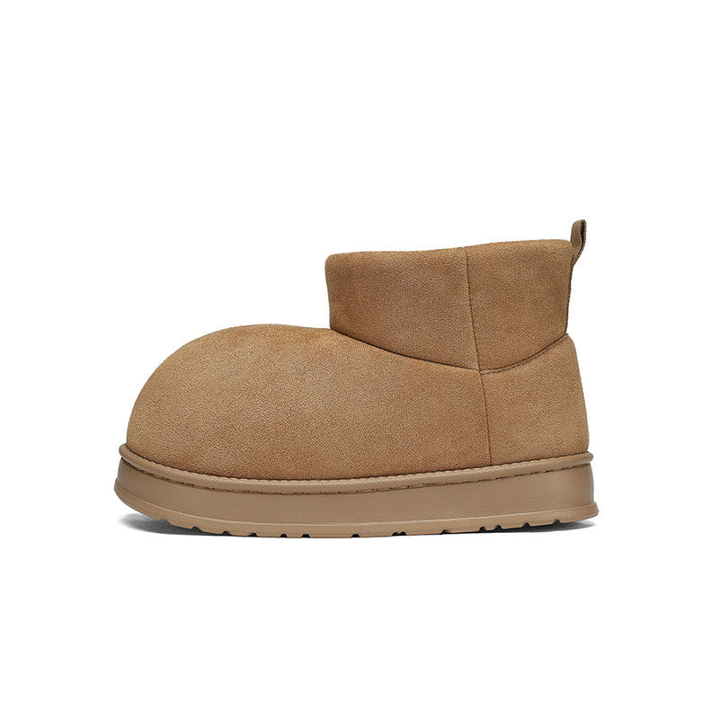 Fake Fur Lined Platform Ankle Boots
