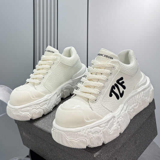 Platform Chunky Sole Lace-Up Sneakers WN24846