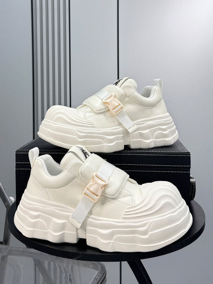 Strap Buckle Chunky Sole Sneakers