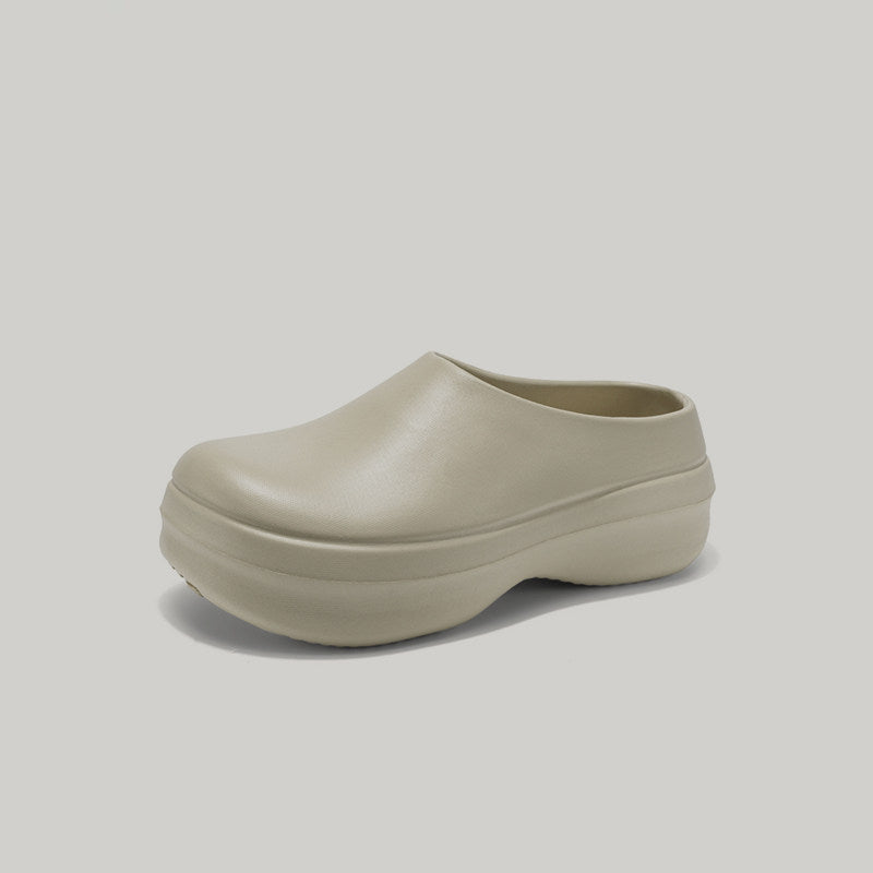 Minimalist Platform Slip-On Mules
