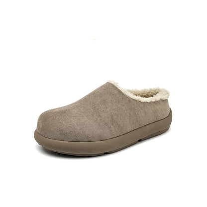 Amber Cloud Suede Clogs