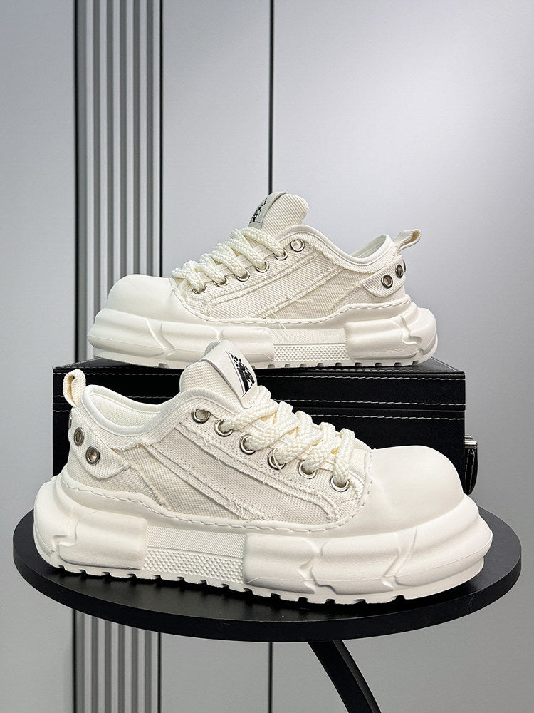 Panel Chunky Sole Sneakers