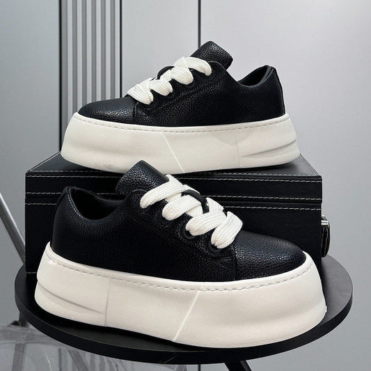 Thick-Sole Height-Increasing Skate Sneakers