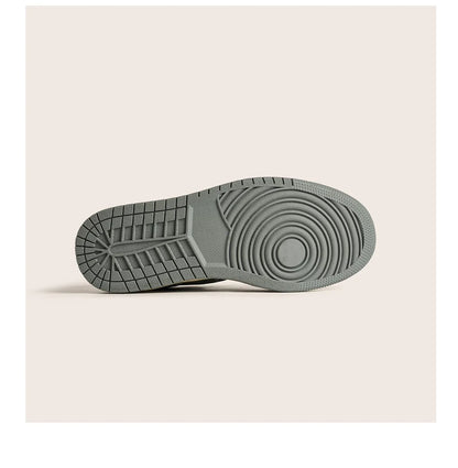 Retro Two-Tone Casual Sneakers