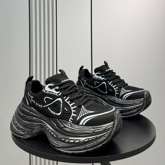 Chunky Platform Mesh Sneakers